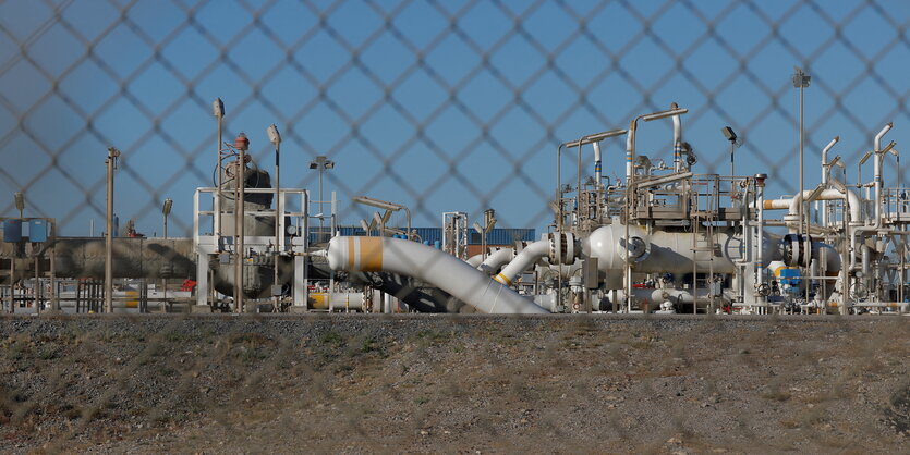 Eine industrielle Anlage in Almeria