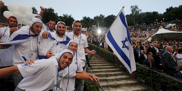 Israelische Athleten bei den Maccabi Games