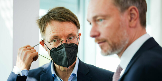 Karl Lauterbach und Christian Lindner.