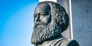 Das Karl Marx Denkmal in Frankfurt/Oder