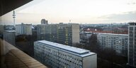 Blick auf die Grindelhochhäuser in Hamburg