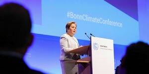 Patricia Espinosa, Leiterin des Sekretariats der Klimarahmenkonvention der Vereinten Nationen in Bonn