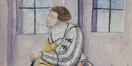 Zeichnung aus dem 16. Jahrhundert eines fein gekleideten Herren