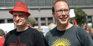 Andre Meister und Markus Beckedahl