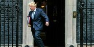 Boris Johnson verlässt die Downing Street