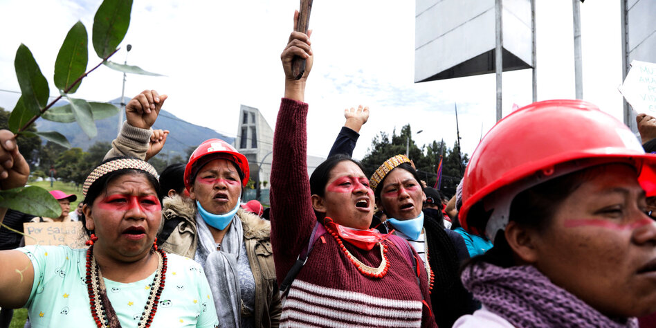 Indigene Proteste in Ecuador: Der Präsident ist der Kritik müde