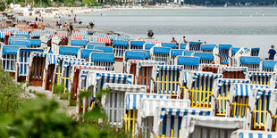 Strandkörbe am Timmendorfer Strand