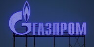 Ein Gazprom Logo