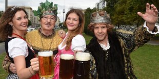 Werbefoto fürs Bierfestival