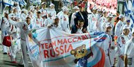 Bild aus vergangenen Zeiten: russische Sportler bei der Makkabiade 2013.