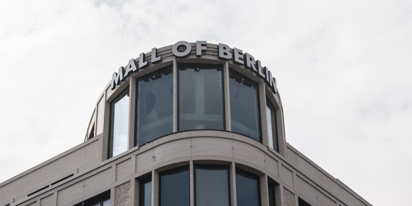 Blick auf die Mall of Berlin