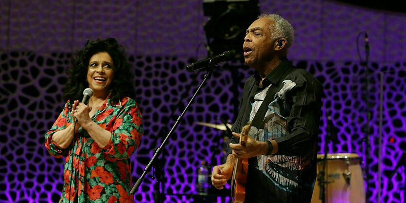 Gal Costa und Gilberto Gil, hier gemeinsam bei einem Konzert in Hamburg