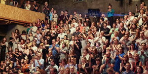 Zuschauer im Moskauer Gogol-Center