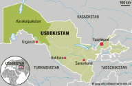 Karte von Usbekistan