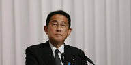 Der japanische Premierminister Fumio Kishima