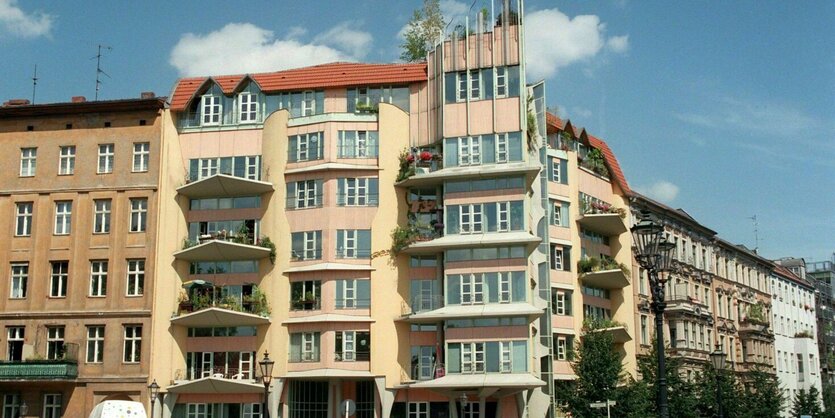 Wohnhaus gebaut von Inken und Hinrich Baller am Berliner Fränkelufer