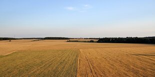 leere Landschaft, große Felder