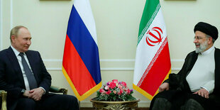 Wladimir Putin und Ebrhaim Raisi