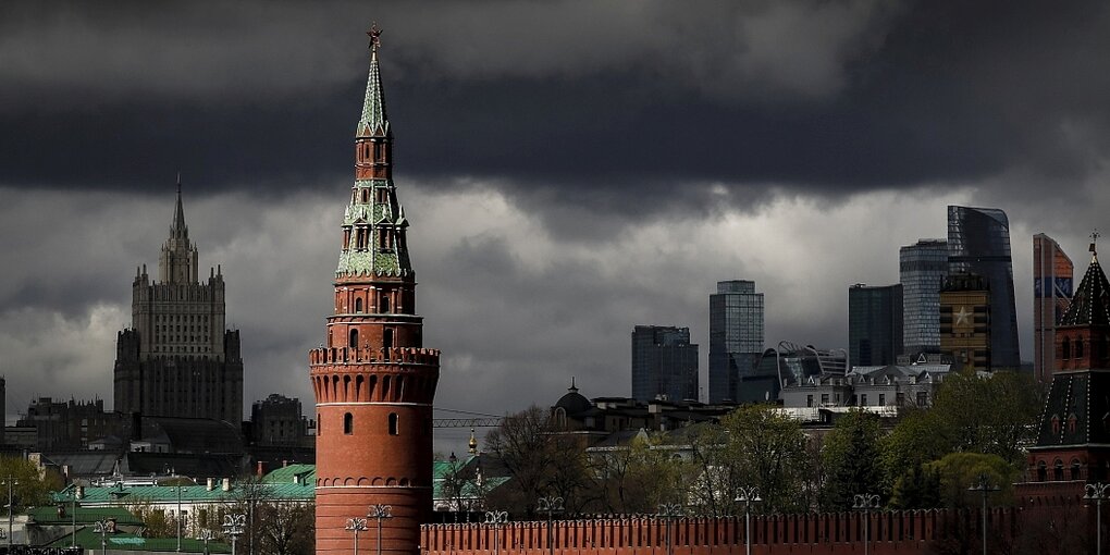 Die Skyline von Moskau