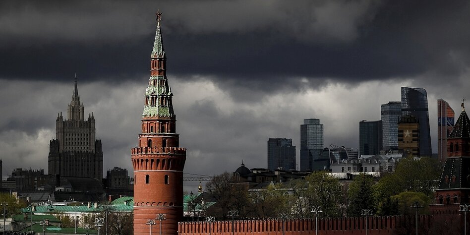 Die Skyline von Moskau