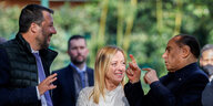 Matteo Salvini Giorgia Meloni Silvio Berlusconi