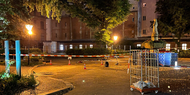 Der Tatort im St. Hedwig Krankenhaus