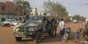 Malische Spezialkräfte in Sévaré.