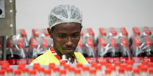 Abfüllanlage von Coca Cola in Äthiopien