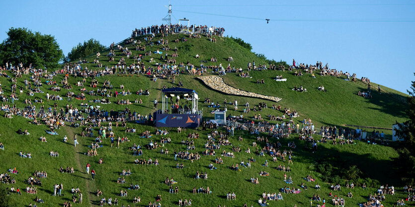 Olympiapark in München, Eröffnungsfeier der European Championships