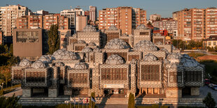 Die Nationalbibliothek in Prishtina