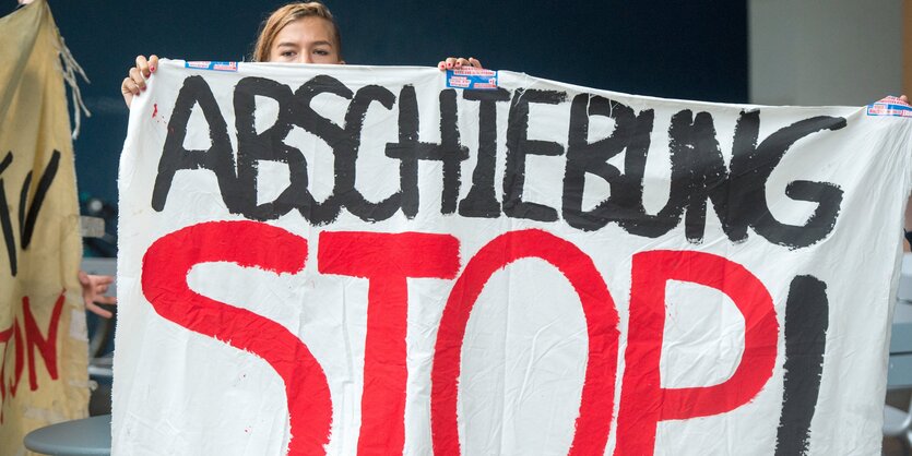 Protest gegen Abschiebungen