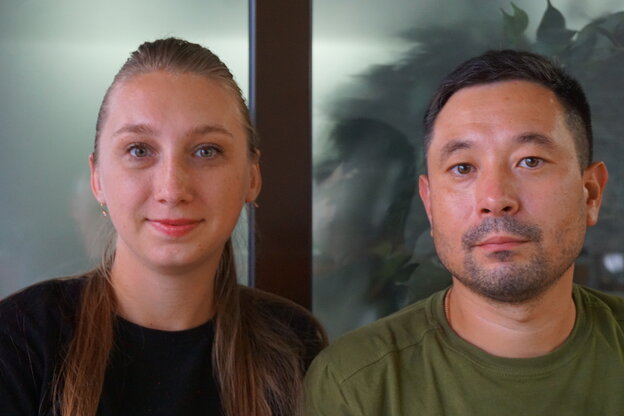 HNO-Ärztin Anna Klistina und ihr Mann Dima Klistin.
