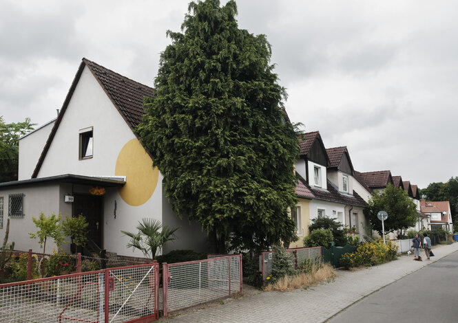 Außenansicht eines Hauses