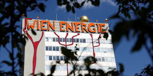 Das Bürohaus von Wien Energie in der österreichischen Hauptstadt