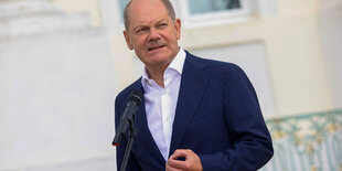 Olaf Scholz spricht