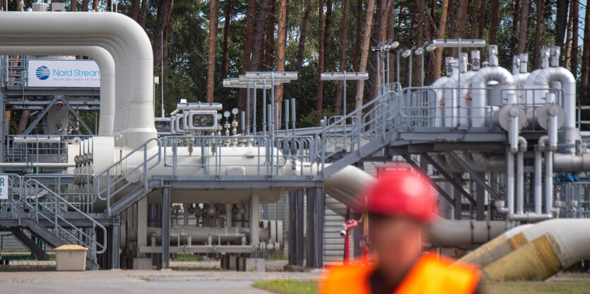 Rohrsysteme und Absperrvorrichtungen der Ostseepipeline Nord Stream 1