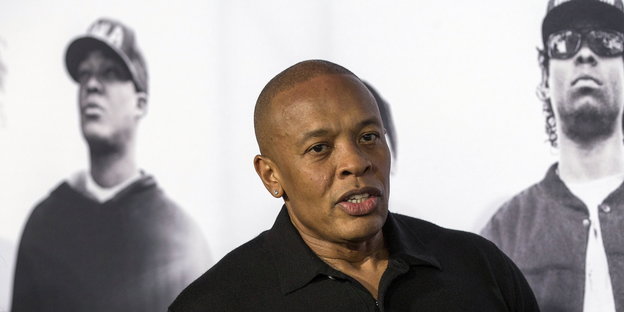 Dr. Dre bei der Premiere von „Straight Outta Compton“