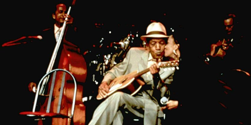 Die Musiker des Buena Vista Social Club während eines Konzertes im Jahr 1999