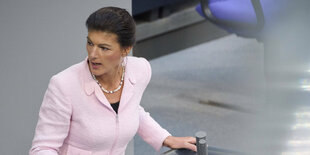 Sahra Wagenknecht im Bundestag