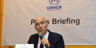 Der neue UN-Menschenrechtskommissar Volker Türk hat eine Glatze und trägt eine Brille