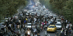 Straßenproteste in Teheran