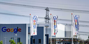 Data-Center von Google in Eemsahaven in den Niederlanden