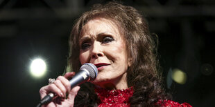 Die Countrysängerin Loretta Lynn bei einem Autritt om Oktober 2016 in Austin, Texas