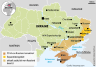 Grafik zeigt die Ukraine