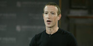 Portrait von Mark Zuckerberg.