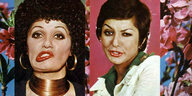 Buntes Plattencover mit zwei iranischen Musikerinnen aus den 70er Jahren