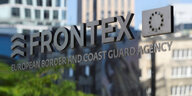 Der Schriftzug Frontex ziert das Hauptquartier in Warschau.