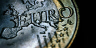 Eine Ein-Euro-Münze