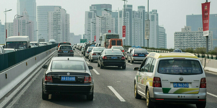 Verkehr in Shanghai