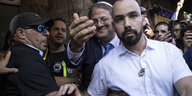 Itamar Ben-Gvir abgeschirmt von Personenschützern